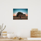 einsamer Birnbaum Poster (Küche)