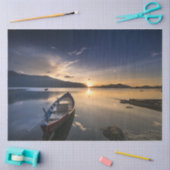 Einsamer Bootsverkehr 20-x30 Decoupage Seidenpapier (Basteln)