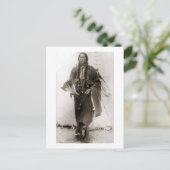 Einsamer Comanche Postkarte (Stehend Vorderseite)