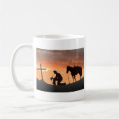 Einsamer Cowboy Kaffeetasse (Links)