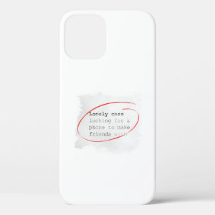 Einsamer Fall, der einen Freund - Kleinanzeige, iPhone 12 Hülle