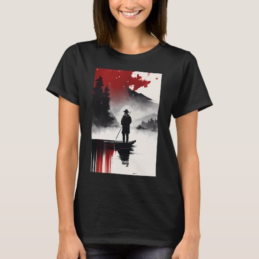 Einsamer Fischer T-Shirt (Vorderseite)
