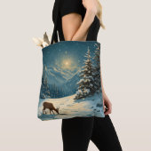 Einsamer Hirsch Tasche (Von Nahem)