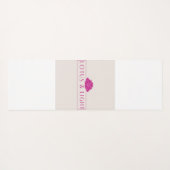 Einsamer Lotus Yogamatte (Rückseite (Horizontal))