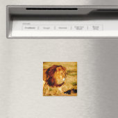 Einsamer Löwe Magnet (In Situ (Geschirrspüler))