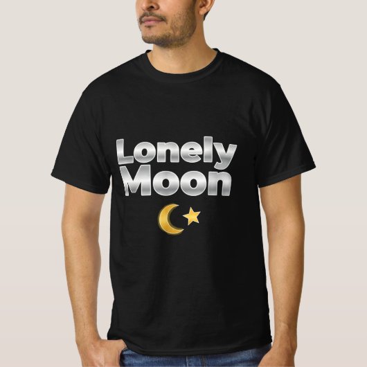 Einsamer Mond C T-Shirt (Vorderseite)