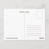 Einsamer Samurai. Postkarte (Rückseite)
