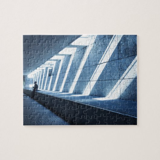 Einsamer Saxophone Player - 8x10 - 110 Stk. Puzzle (Horizontal)