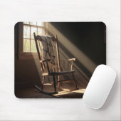 Einsamer Schaukelstuhl Mousepad (Mit Mouse)