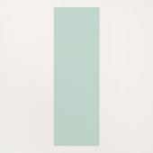 Einsamer Schlichter Hintergrund - Minze + Schneemo Yogamatte (Rückseite)