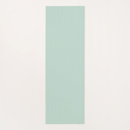 Einsamer Schlichter Hintergrund - Minze + Schneemo Yogamatte (Rückseite)