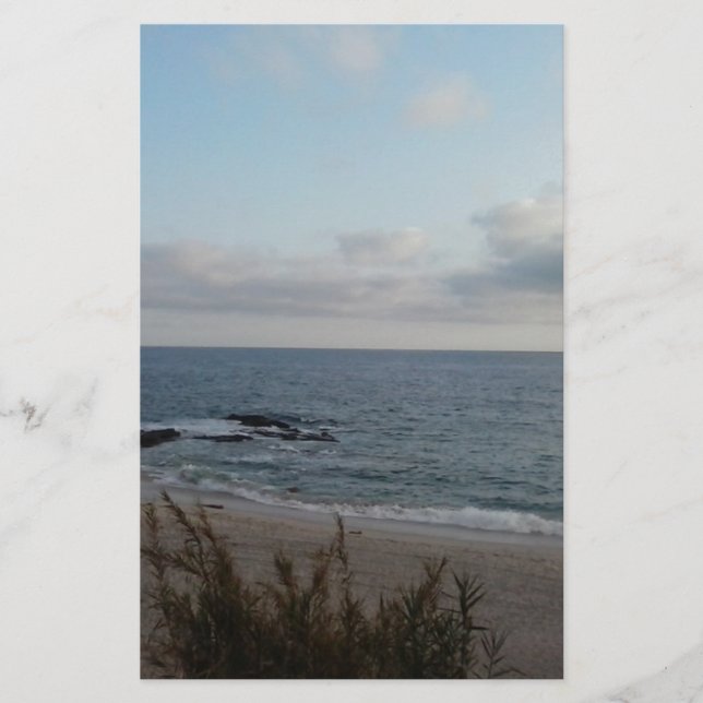 einsamer Strand (Vorderseite)