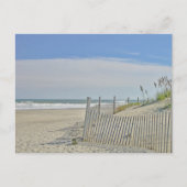 einsamer Strand Postkarte (Vorderseite)