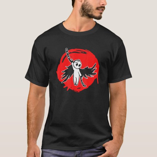 Einsamer trauriger Emo-Gothic-Engel T-Shirt (Vorderseite)
