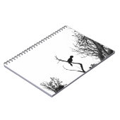 Einsamer Vogel Notizblock (Linke Seite)