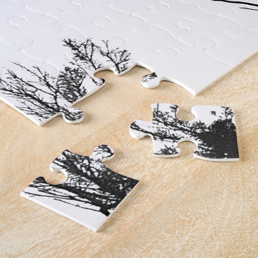 Einsamer Vogel Puzzle (Seite)