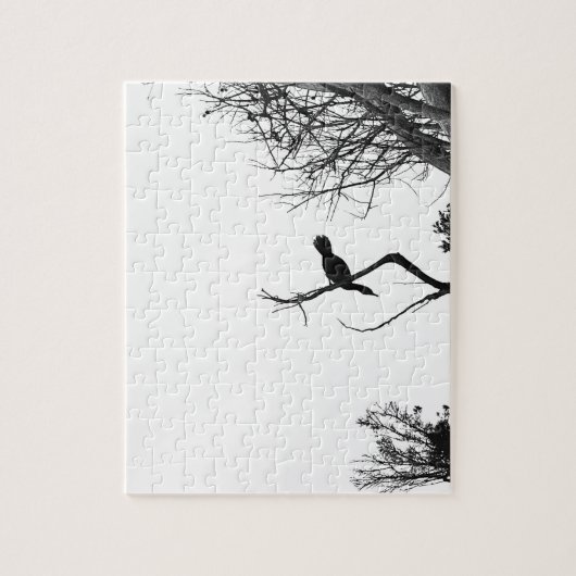 Einsamer Vogel Puzzle (Vertikal)