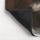 Einsamer Wolf 2 Mousepad (Ecke)