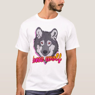 Einsamer Wolf, 80er Jahre Stil! T-Shirt