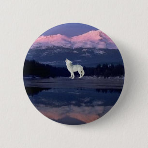Einsamer Wolf Button