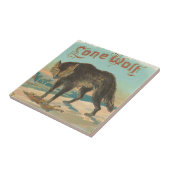 Einsamer Wolf Fliese (Seite)