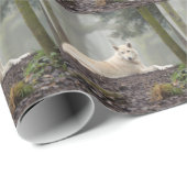 Einsamer Wolf Geschenkpapier (Rolleneckpunkt)