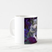 Einsamer Wolf Kaffeetasse (Vorderseite Links)