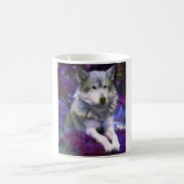 Einsamer Wolf Kaffeetasse (Mittel)