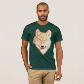 Einsamer Wolf Kunst T-Shirt (Vorne ganz)