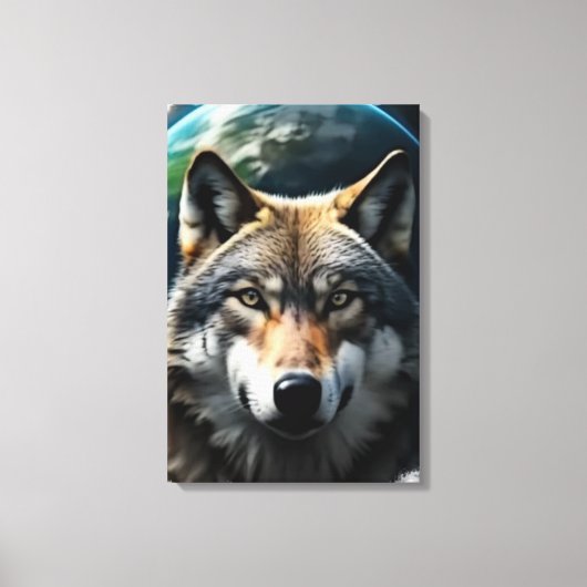 Einsamer Wolf Leinwanddruck (Vorderseite)