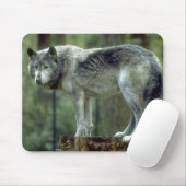 Einsamer Wolf Mousepad (Mit Mouse)