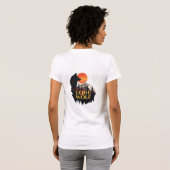 Einsamer Wolf oder Ihre Nachricht, Silhouette Wolf T-Shirt (Schwarz voll)