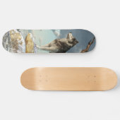 Einsamer Wolf Skateboard (Horizontal)