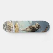 Einsamer Wolf Skateboard (Horizontal)