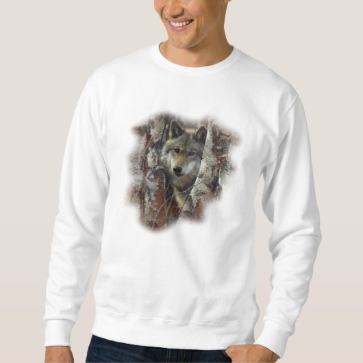 einsamer Wolf Sweatshirt (Vorderseite)