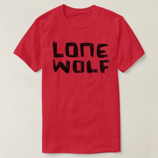 Einsamer Wolf T-Shirt (Design vorne)