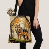 Einsamer Wolf Tasche (Von Nahem)