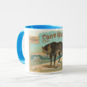 Einsamer Wolf Tasse (Vorderseite Links)