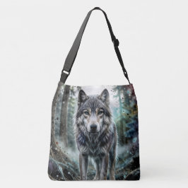 Einsamer Wolf Tragetaschen Mit Langen Trägern
