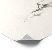 Einsamer Wolf Wandkunst Druck Poster (Ecke)
