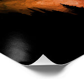 Einsamer Wolf. Wilde Seele Poster (Ecke)