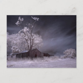 einsames Bauernhaus Postkarte
