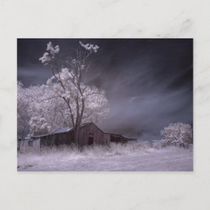 einsames Bauernhaus Postkarte