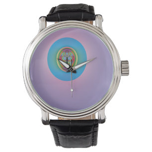 Einsames Blau Armbanduhr