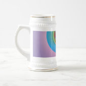 Einsames Blau Bierglas (Links)