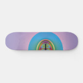 Einsames Blau Skateboard (Horizontal)