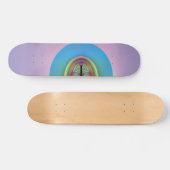 Einsames Blau Skateboard (Horizontal)