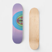 Einsames Blau Skateboard (Vorderseite)