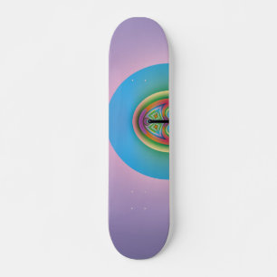 Einsames Blau Skateboard