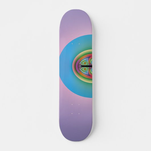 Einsames Blau Skateboard (Vorne)